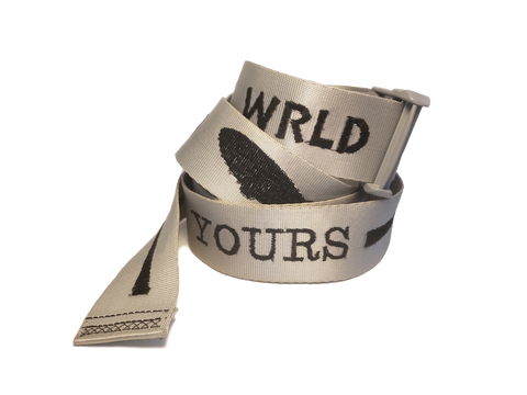 the wrld is yours - 1 of 1 belt